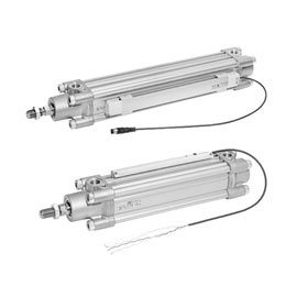 pneumatics - cylinders with displacement sensors