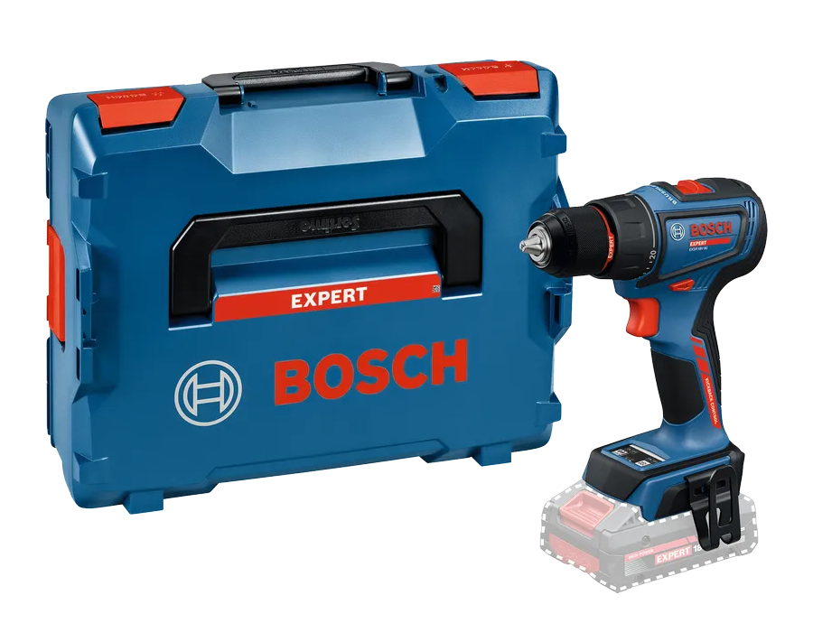 Bosch EXPERT EXSR18V-90FC 18V Akku-Schlagbohrschrauber Solo mit FlexiClick-System in L-BOXX